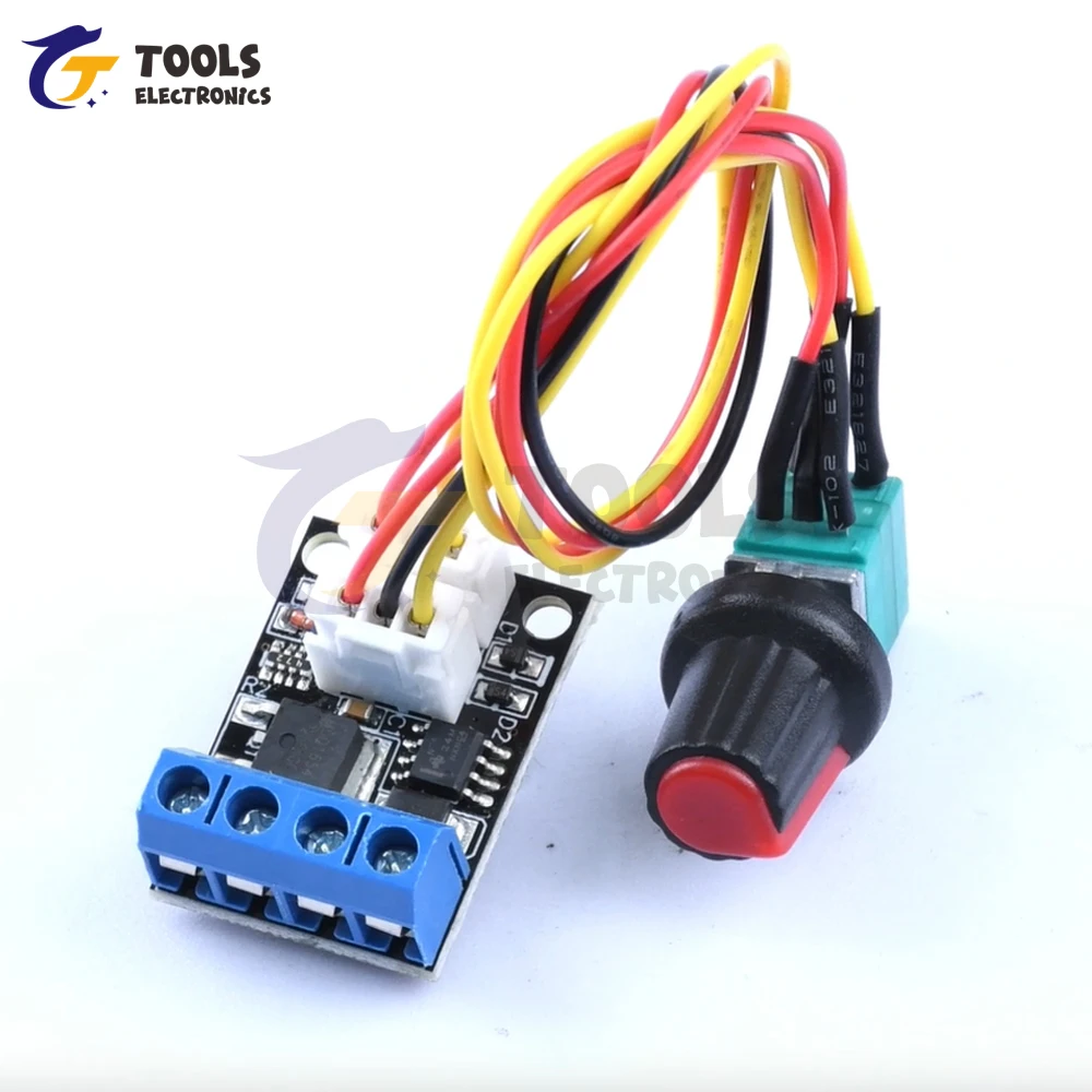 3A/10A PWM DC 모터 속도 컨트롤러 전위차계 거버너 속도 조절 보드 5V 12V 16V 속도 스위치 모듈 LED 조광기